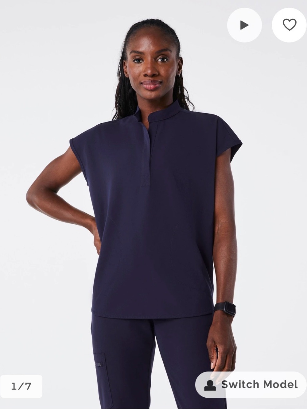 NWOT Figs Rafaela Oversized Scrub Top